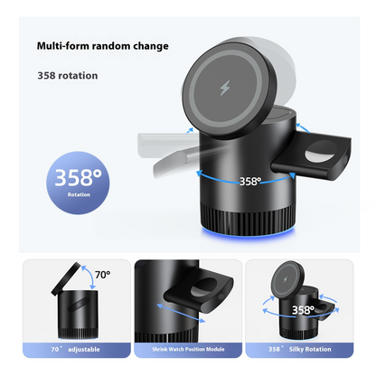 NovaCharge™ 3-in-1 Magnetic Charging Station